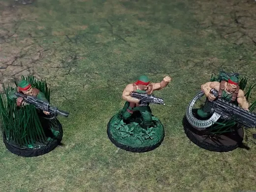 Vietnam Jungle fighters w/ Heavy Leader