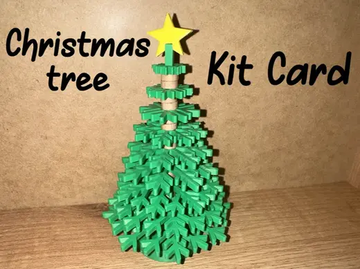 Christmas Tree multicolor Kit Card
