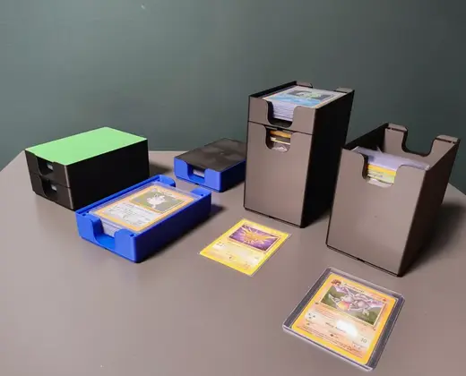 Sturdy Gridfinity TCG Toploader Stacking Holder