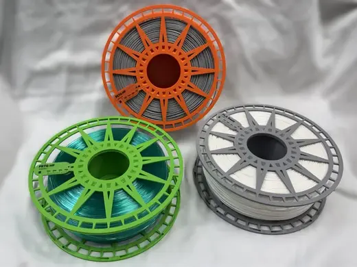 Reusable Bambu Spool with Internal Filament Clips