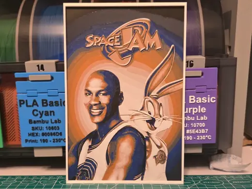 Space Jam Movie Poster - Hueforge Art