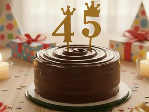 Letras Doradas de Rey Cumpleaños