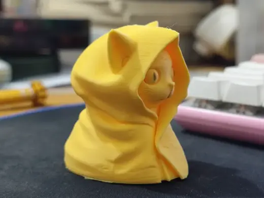 斗篷神秘猫咪雕像