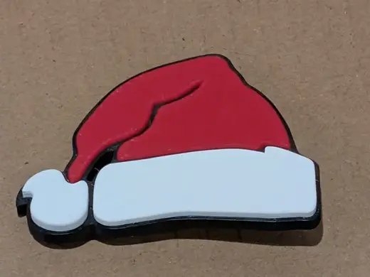 Santa Hat Pin/Badge