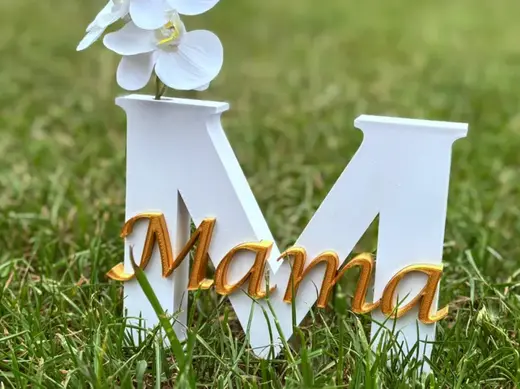 Mama Schriftzug Geburstag