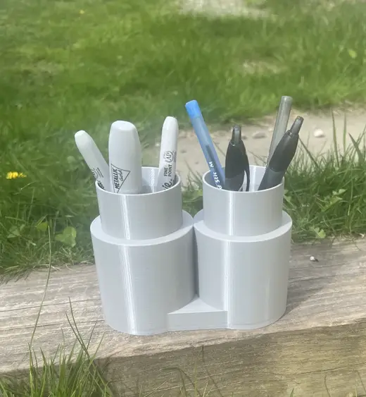 Dual Exhaust pen holder