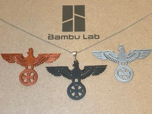 Reichsadler mit Eisernen Kreuz Halskette/Anhänger