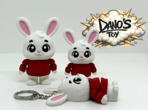Flexi Mr. Bunny - AMS/No AMS - Dano's toy