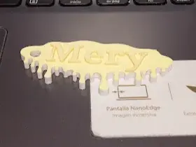 Llavero Mery Derretido | Melted Keychain