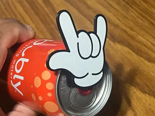 Mickey Mouse "ILY" Glove Pop Can Tab Opener