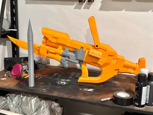 Halo Skewer Heavy Speargun Spike Weapon Cosplay
