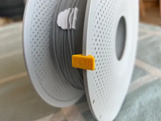 Spool Filament Type Tags