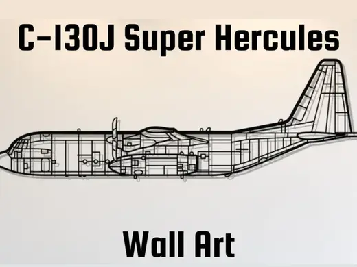 C-130J Super Hercules Wall Art