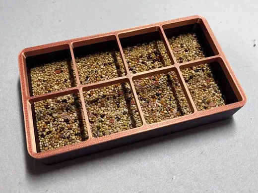 八格防刨鸟用食盒