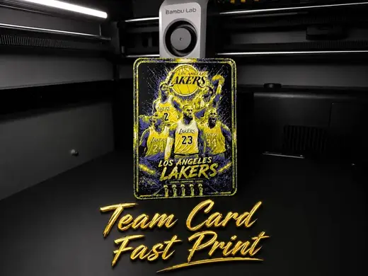 LA Lakers Team Card
