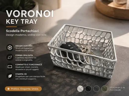 Svuotatasche voronoi con stile moderno e leggero
