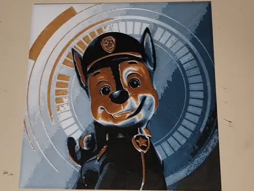 Paw Patrol Chase Hueforge Wall Decoration Decor