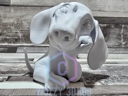 Relaxed Dachshund Sausage Dog Bust