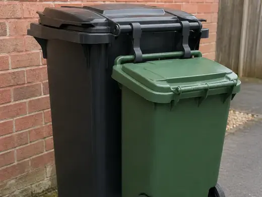 Food wheelie bin hook