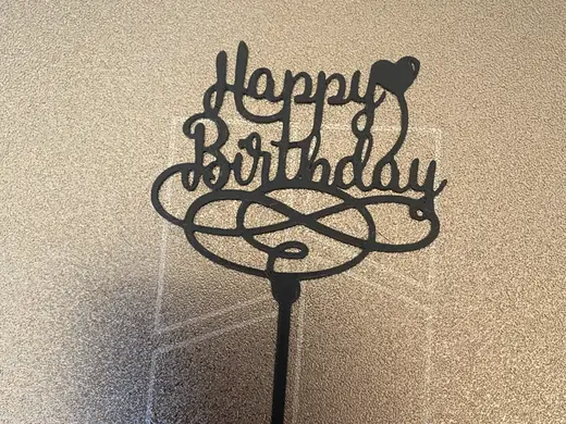 happy birthday cake topper