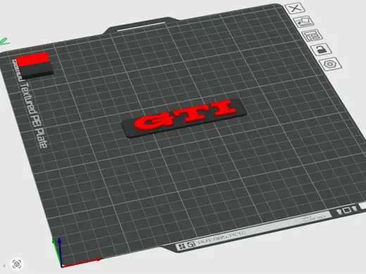 Placa VW Golf GTI