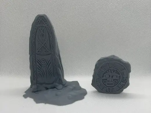 Ancient Rune Stones Set Wargame Diorama Miniatures
