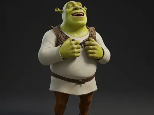 Shrek inspired Green Orgre