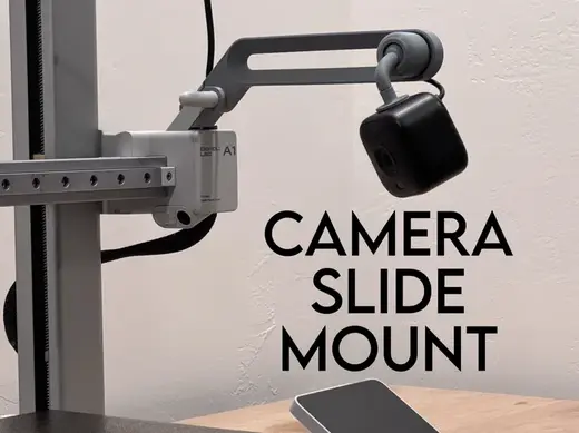 A1 Camera Slide Mount (Also fits A1 Mini)
