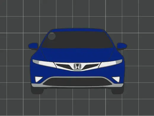 Car Keychain - Honda Civic VIII