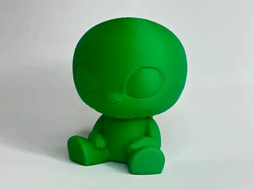 Figurine alien, minimalist, kawaii, cute