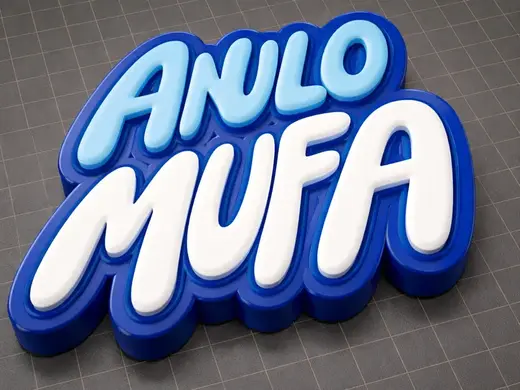 Logo Anulo Mufa para chop cerveza Argentina Messi