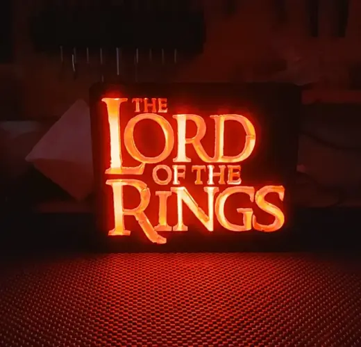 Lord of the Rings lightbox