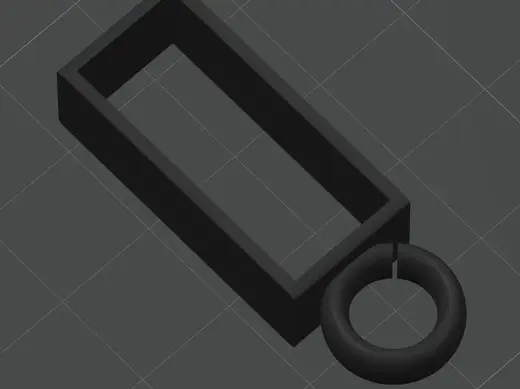 Cuban chain pendant clasp with single connect ring