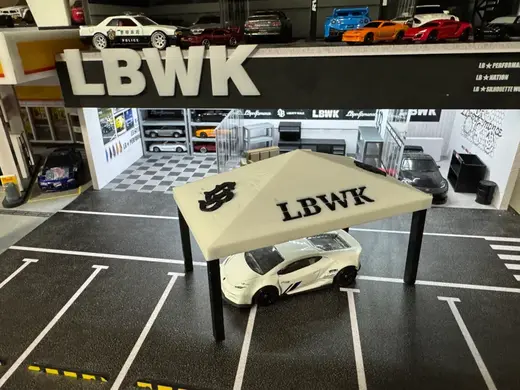 LBWK canopy for 1:64 scale cars