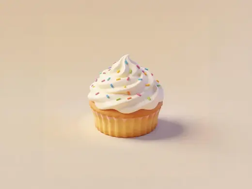 纸杯蛋糕-仿真烘焙蛋糕微缩食玩-儿童涂色过家家玩具