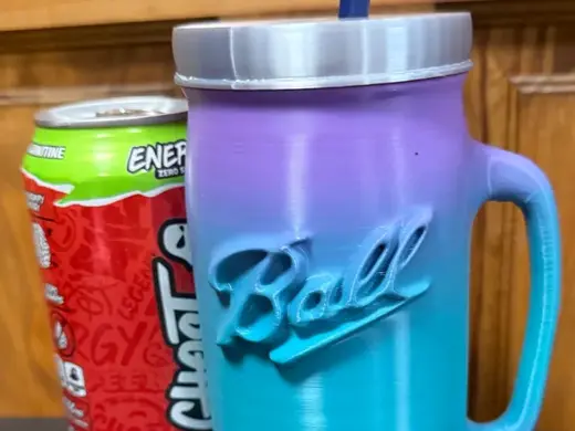 16 oz Tall Ball Mason