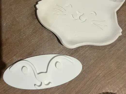 Fox face stamp for fox cutter