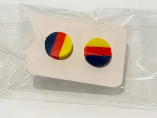 AFL Earrings - Adelaide Crows