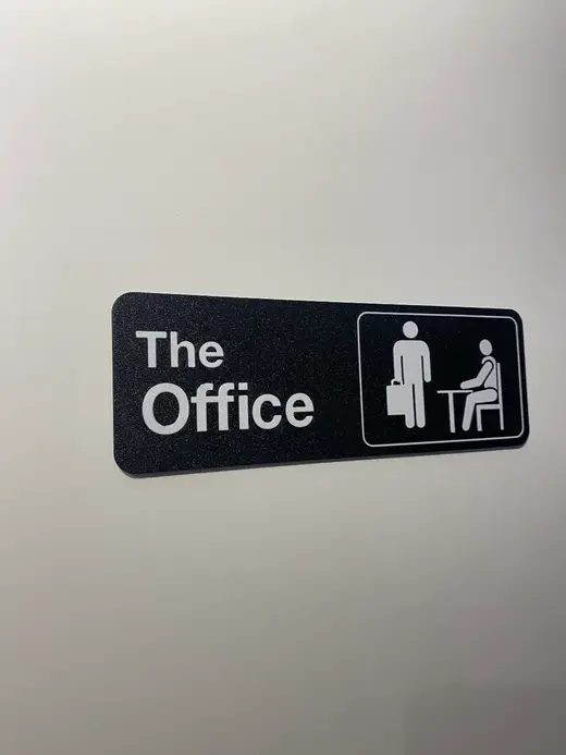 The Office Door Sign