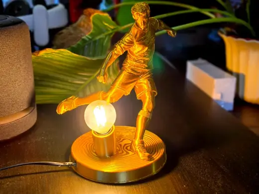 Football Kick Lamp Design