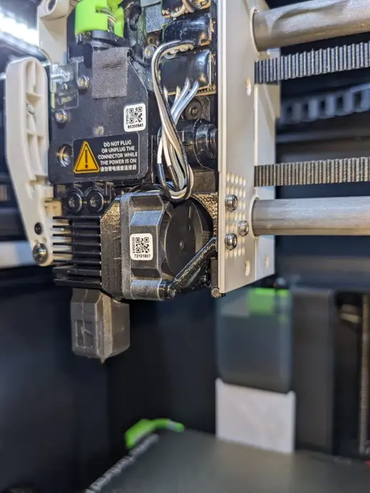 ++ one fan for all hotends ++ hotend fan duct + holder/mount for P1P and P1S (not X1)