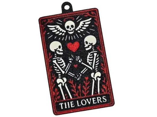 The Lovers Tarot Keychain