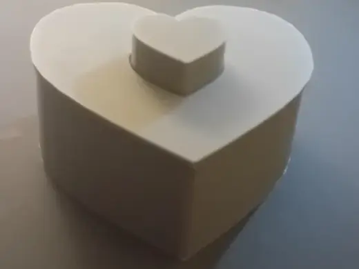 Small Heart Container With Lid