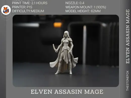 Elven Assasin Mage - DnD Tavern