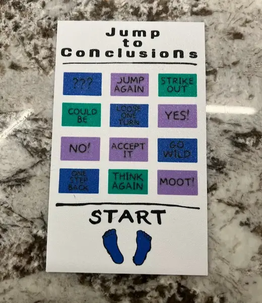 Jump to Conclusion Sign
