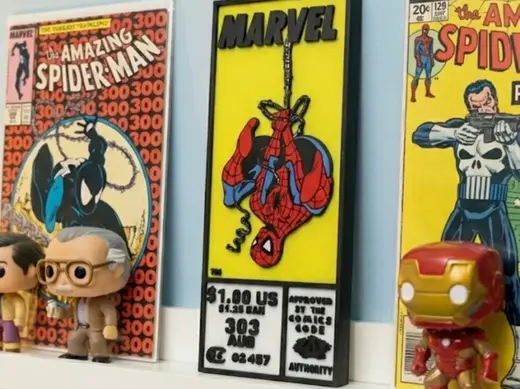 Spiderman Marvel Corner Box - Comic decoration
