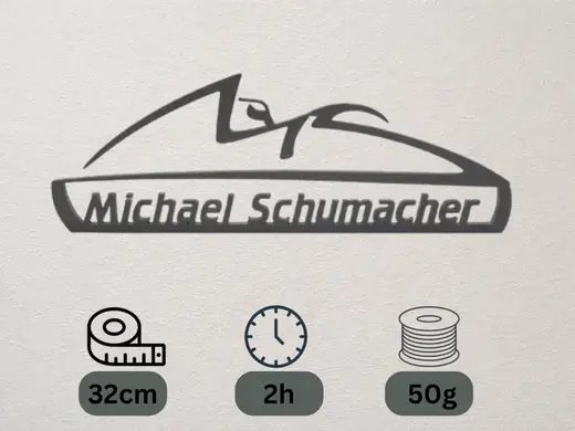 Michael Schumacher Logo Silhouette