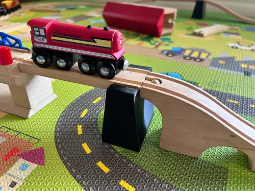 Bridge Support for Wooden Train (BRIO, IKEA...)