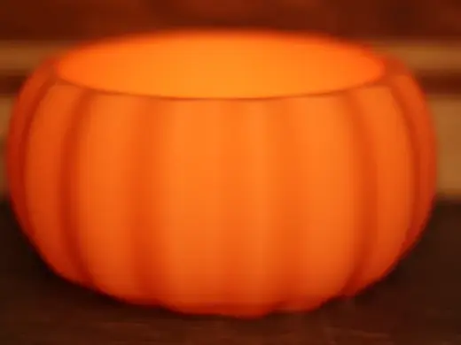 Pumpkin Halloween candy bowl