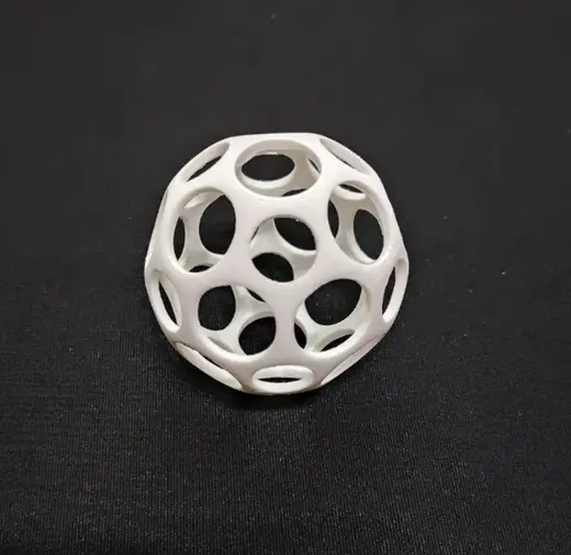A hollow-shaped ball